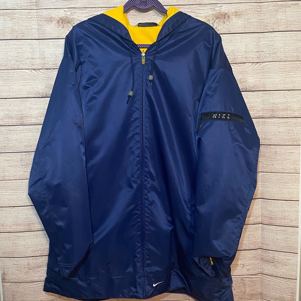 Vintage Nike Reversible Fleece Puffer Jacket